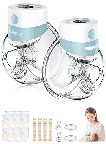 Double Wearable Electric Breast Pump,Low Noise&Hands-Free Breast