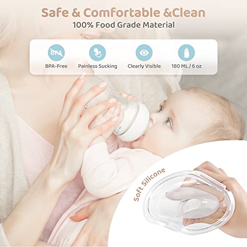 Double Wearable Electric Breast Pump,Low Noise&Hands-Free Breast Pump,Rechargeable Portable 2pc with Massage and Pumping Mode,9 Levels,LCD Display Memory Function,Can Be Worn in-Bra, 24mm